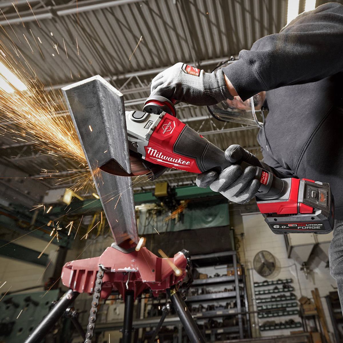 Milwaukee M18FHSAG125XPDB2-0X FUEL 18V 125mm Angle Grinder with Paddle Switch Body Only & Case 4933493417
