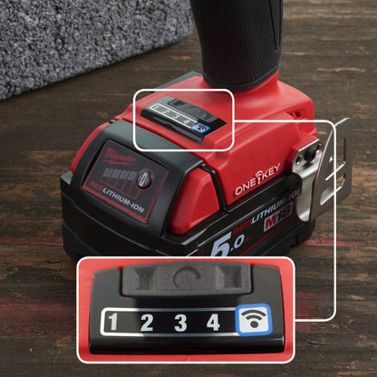 Milwaukee M18ONEID2-0X Fuel 18V Brushless 1/4" Impact Driver Body Only in Case 4933464090