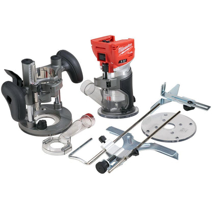 Milwaukee M18FTR-0X M18 18V FUEL Brushless 1/4" Laminate Trimmer Router Body in Case 4933471604