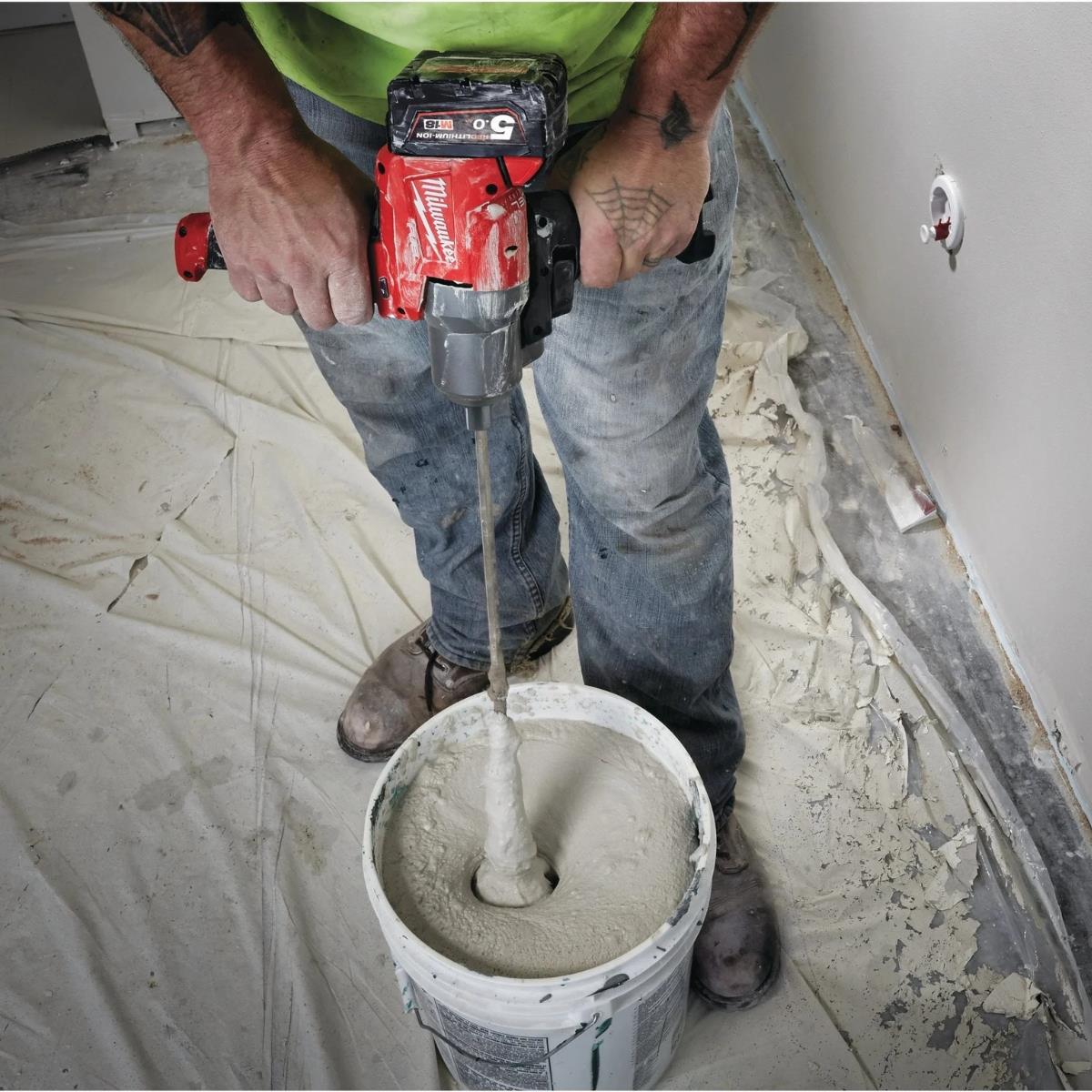 Milwaukee M18FPM-0X 18V FUEL Brushless Paddle Mixer Body Only with Case 4933459719