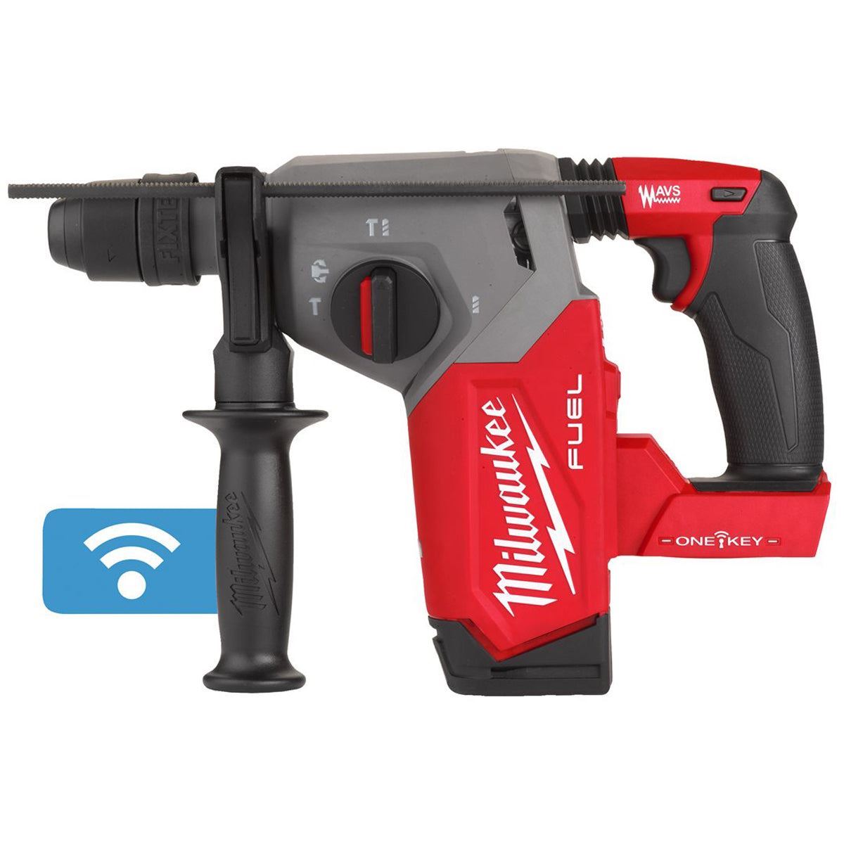 Milwaukee M18ONEFHX-0X 18V Brushless 4-Mode 26mm SDS-Plus Hammer Drill Body with Fixtec Chuck & Case 4933478503