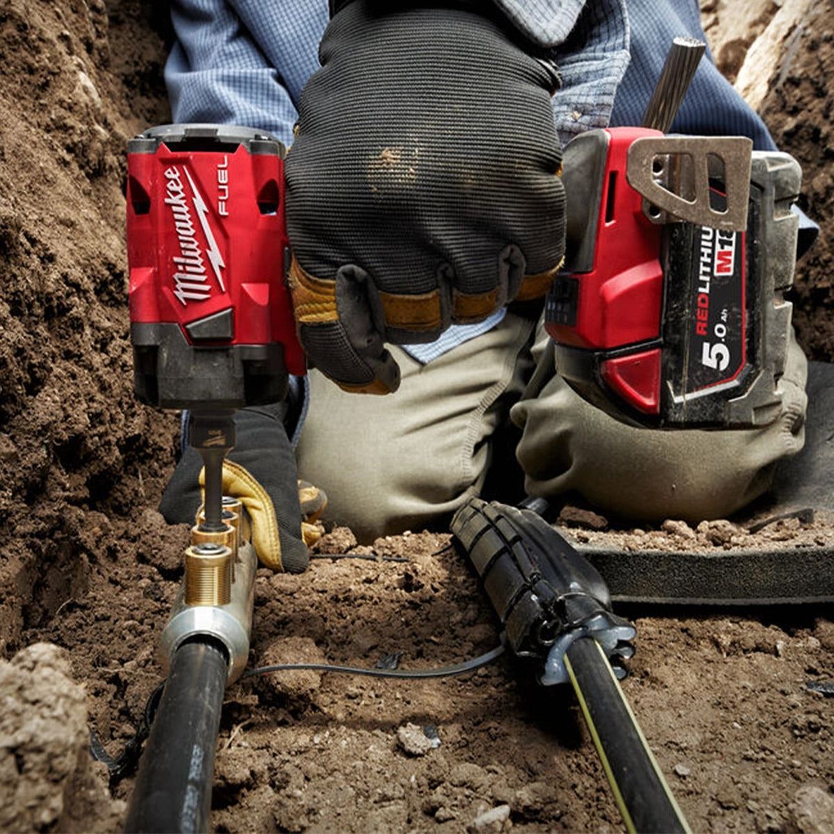 Milwaukee M18FIW2F12-0 18V Brushless 1/2" Compact Impact Wrench Body Only 4933498058