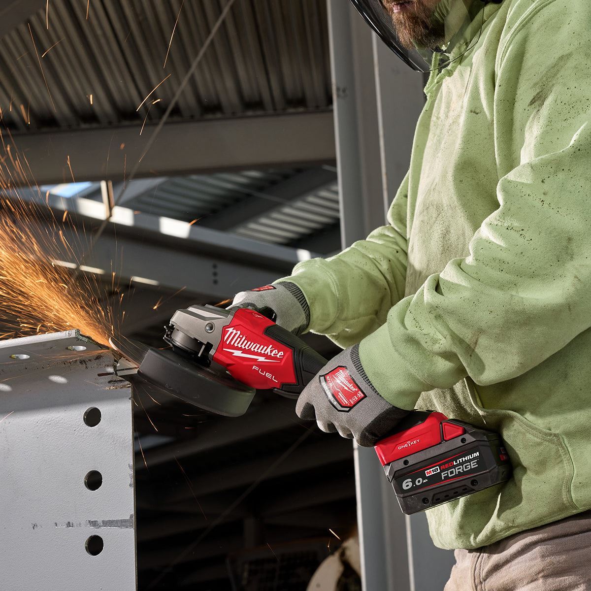 Milwaukee M18FHSAGO180VXPDB2-0X 18V M18 FUEL 180mm Angle Grinder Body Only & Case 4933498942
