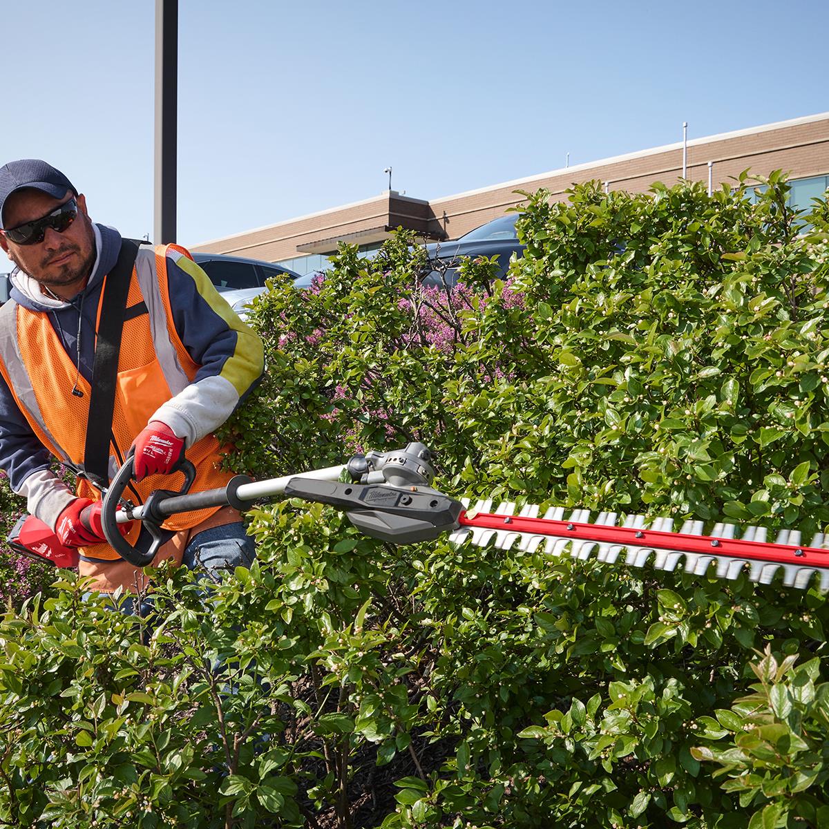 Milwaukee M18FHETE22-0 M18 FUEL 18V Brushless 216cm Extended Pole Hedge Trimmer Body Only 4933498515