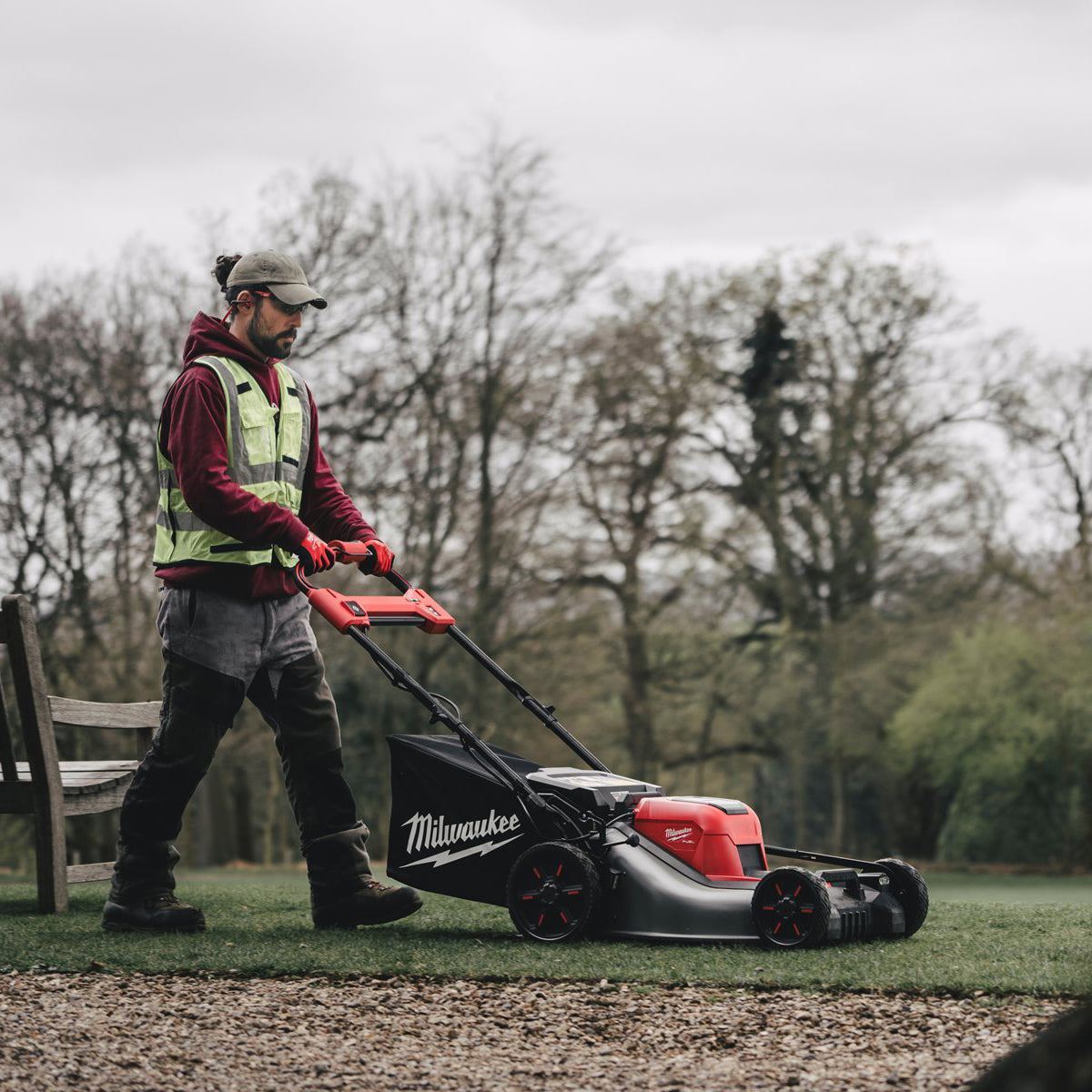 Milwaukee M18F2LM53-0 36V FUEL Brushless 53cm Self Propelled Lawn Mower Body Only 4933479584