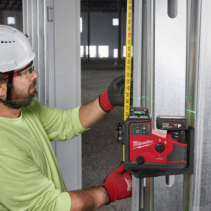 Milwaukee M12A3PLO-0C 12V M12 Green Auto Alignment 360° 3 Plane Laser Body Only & Case 4933499001