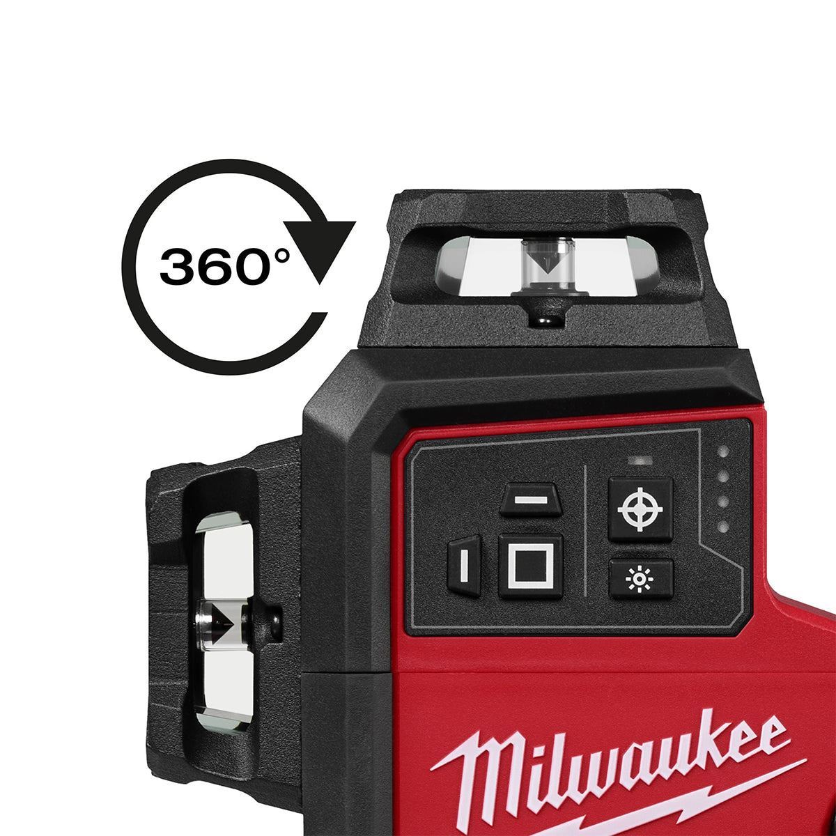 Milwaukee M12A3PLO-0C 12V M12 Green Auto Alignment 360° 3 Plane Laser with 1.2m Compact Laser Tripod & Case