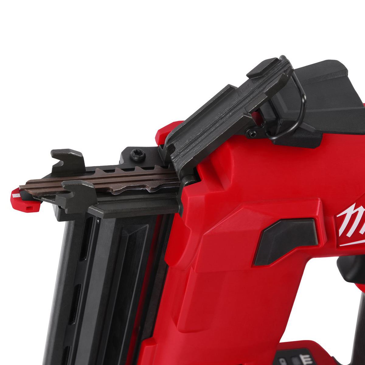Milwaukee M12FCN18GS-0X 12V FUEL Brushless 18Ga Second Fix Straight Finishing Brad Nailer Body Only in Case 4933493354